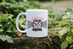 Volleyball mom svg, SVG files for cricut, laser cut files Product Image 3