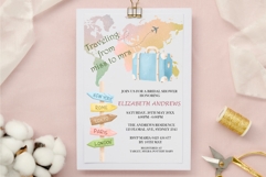 Travel Watercolor Clipart,Tourism Clipart,Vacation PNG Product Image 3