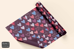 Cute Valentine Hearts Seamless Pattern Product Image 4