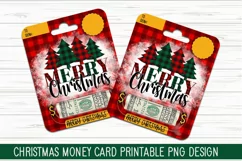 Christmas Money Card PNG Design - Merry Christmas Money Card Product Image 2