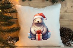 Cozy Winter Animals Clipart, Christmas Clipart Product Image 4