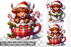 Christmas Sublimation Clipart Bundle - Christmas PNG files Product Image 5