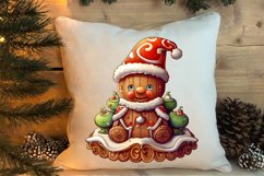 Beautiful Christmas Gingerbread Clipart, Christmas PNG Product Image 4
