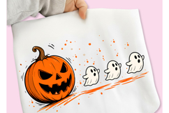 Funny Halloween Pumpkin PNG, Trendy Halloween Pumpkin PNG Product Image 4