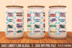 Motivational 16oz Can Glass Wrap, Libbey Can Wrap Product Image 1