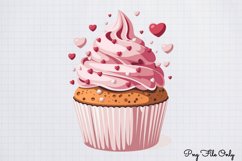 Retro Valentine Day Clipart PNG Product Image 1
