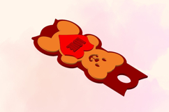 Bear with a Heart, 40 OZ Tumbler, STL File for 3D Printing Product Image 4