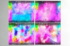 Watercolor | 12 Seamless Skinny tumbler designs with name Product Image 3