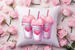 Valentine Coffee Cup Sublimation Clipart Product Image 4