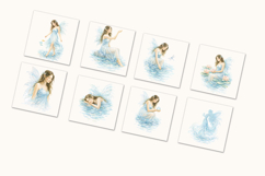 Water Fairy Clipart 20 Mermaid Fantasy Product Image 5