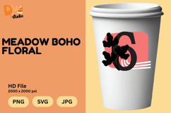 Meadow Boho Floral Monogram Product Image 1