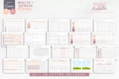 Health & Fitness Planner Canva Templates | 63 Pages | FEMME Product Image 4