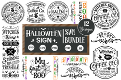 Farmhouse Halloween Sign SVG Bundle | Halloween SVG Bundle Product Image 1