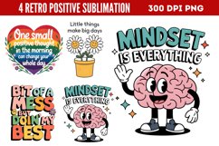 Retro Positive Sublimation PNG Product Image 1
