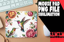 Bright MOUSE PAD Artistic PNG, Birds Product Image 1