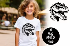 Dinosaur svg, T Rex svg, Dino svg, Rex svg, PNG EPS SVG file Product Image 1