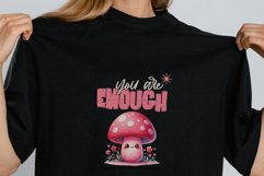 “You Are Enough Motivational Quote PNG T-Shirt Design Product Image 6