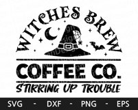 Witches Brew svg, Witch Hat svg, Funny Halloween png Product Image 5