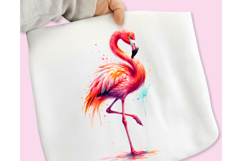 Preppy Flamingo Trio PNG, Hello Summer Flamingo PNG, Summer Product Image 5