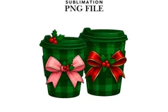 Holiday coffee png design for T-shirts Product Image 1