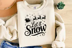 Let it Snow Svg | Christmas svg | Shirt Svg Product Image 4