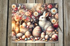 Vintage Easter | Skinny tumbler Sublimation design bundle Product Image 4