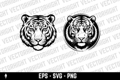 tiger head illustration isolated on white background. Product Image 4