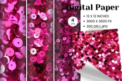 pink glitter Background Wallpaper Sparkles Digital Paper_114 Product Image 1