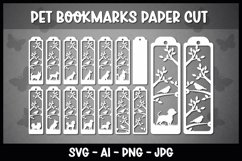 100 Bookmarks Paper cut SVG Laser cut I Cricut I Silhouette Product Image 3
