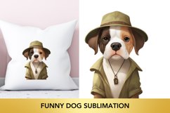 Funny Crazy Dog Sublimation, Dog Clipart Product Image 1