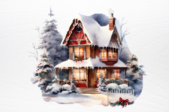 Christmas Houseplants Clipart PNG Product Image 4