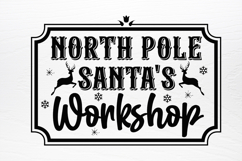 Vintage Christmas Sign SVG Product Image 4