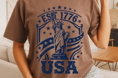 USA Est. 1776 Svg, USA 250th Anniversary Svg, Patriotic Svg. Product Image 5