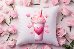 Valentine Coffee Cup Sublimation Clipart Product Image 4