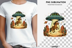 UFO horse png design for T-shirts Product Image 4