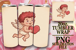 Joyful Inspirations 20oz tumbler wrap, Cupid Product Image 1