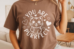 You Are Purrfect Svg, Funny Cat Pun Svg, Positive Quote Svg. Product Image 5