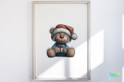 Whimsical Blue Christmas Clipart Product Image 2