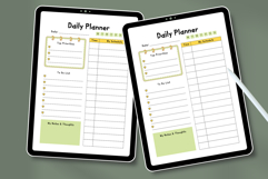 Cute Daily Planner Template Canva | Kawaii Editable Planner Product Image 4