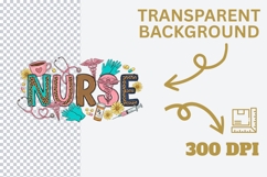 Nurse SVG PNG Design, Nurse Sublimation PNG, Medical Nurse Product Image 4