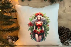 Fairy Christmas Sublimation Clipart, Fairy Christmas PNG Product Image 4