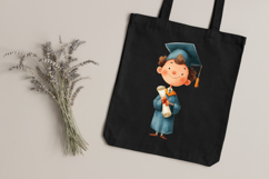 50 Cute Watercolor Graduate Clipart PNG | Boy &amp; Girl Bundle Product Image 4