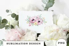 Watercolor flowers bouquet PNG Product Image 4