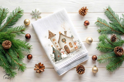 Christmas digital paper, background clipart Product Image 4