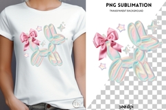 Balloon dog png design for T-shirts Product Image 4