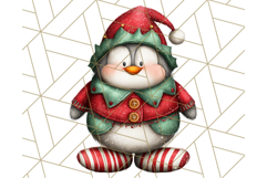Christmas Animal Clipart, Festive Animals in Holiday Outfits Product Image 4