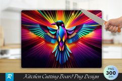 3D Bird Cutting Board Sublimation Design Product Image 1