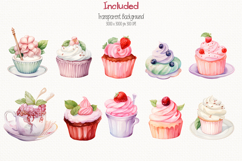 Cottagecore Sweet Dessert 37 Cliparts Collection Product Image 4