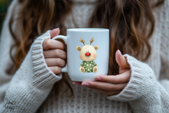 Funny Christmas bears cliparts - 10 Variations Product Image 4