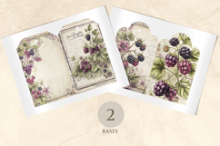 Blackberry &amp; Lace Printable Loaded Tags Product Image 4